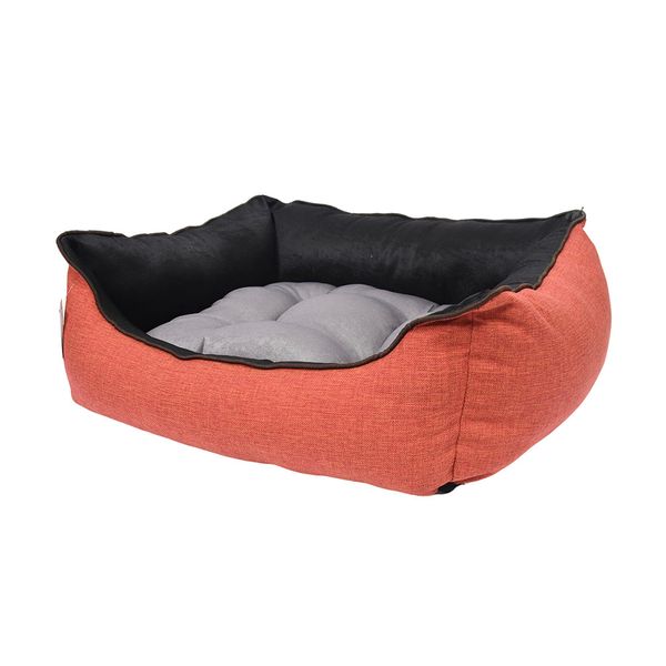 RUFFO VERANO CAMA MASCOTA CONFORT TELA GRANDE TERRACOTA
