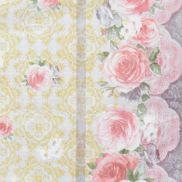 CUBREMESA LIGHT PVC BEGONIA ROSADO