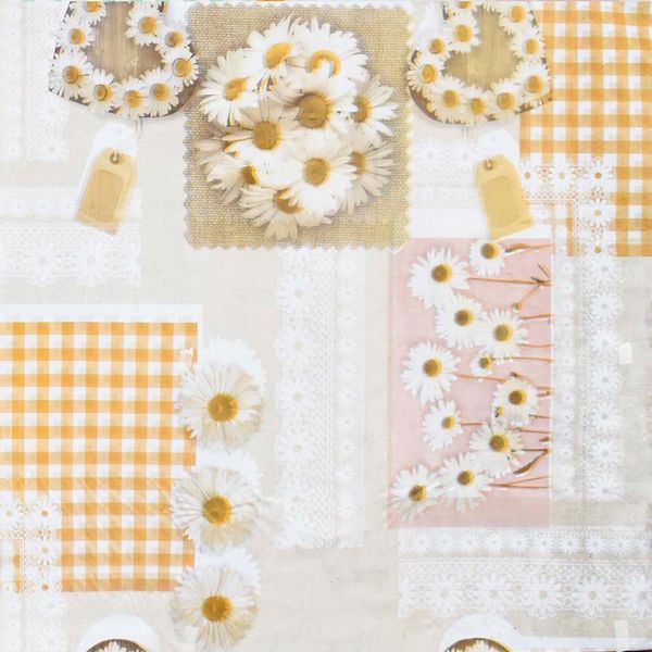 CUBREMESA PLAIN PVC LAYLA CREMA