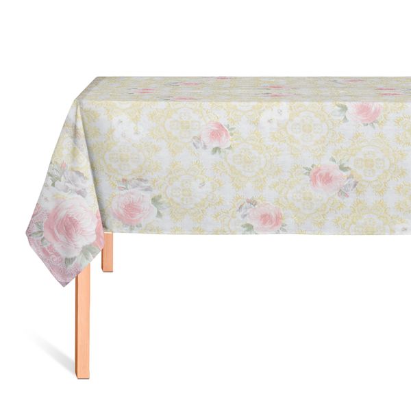 CUBREMESA LIGHT PVC BEGONIA ROSADO