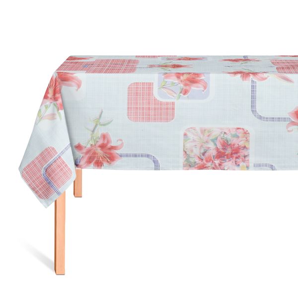 CUBREMESA PLAIN PVC DAMARIS CELESTE