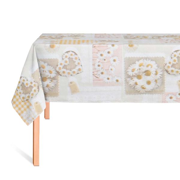 CUBREMESA PLAIN PVC LAYLA CREMA