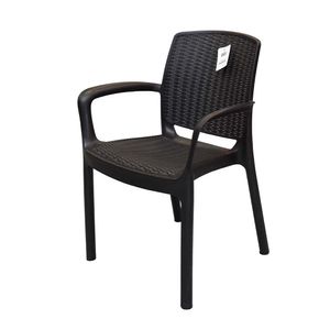 REYPLAST SILLA DUBAI 58.9X55X83.8CM MARRON MORO (SLX128000)