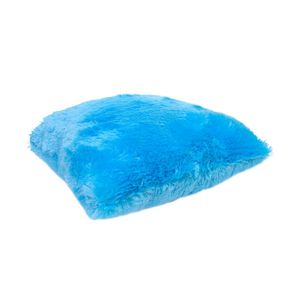 SAID COJIN DECORATIVO PELUCHE MERIDA CUADRADO 45X45 CM CELESTE