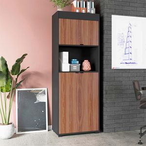 ARMARIO HECTOR 185 X 67.5 X 38 CM MARRON/NEGRO