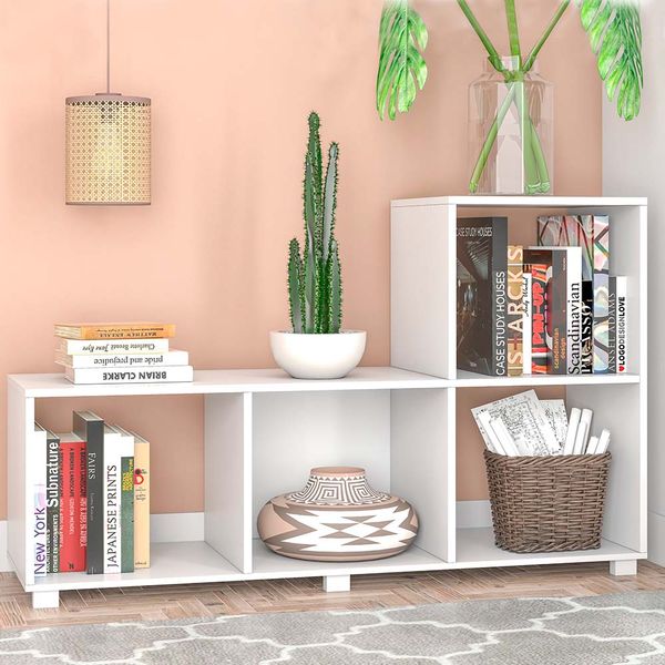 ESTANTERIA ZAFIR 73.5 X 120 X 35 CM BLANCO