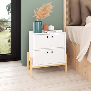 VELADOR OWEN 54.5 X 50 X 35 CM MARRON CLARO/BLANCO