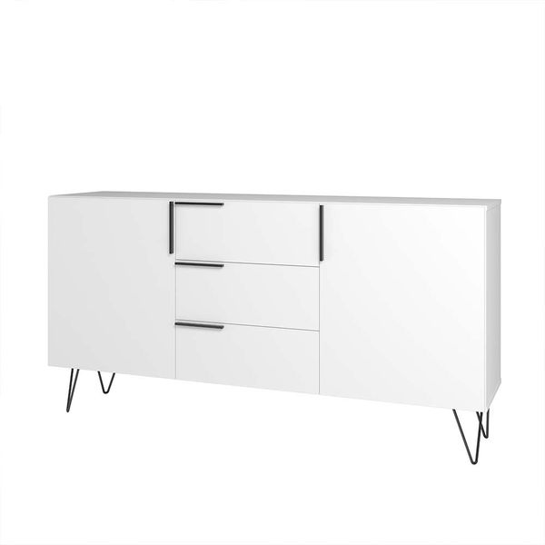 COMODA TIRSA 81 X 160 X 35 CM BLANCO