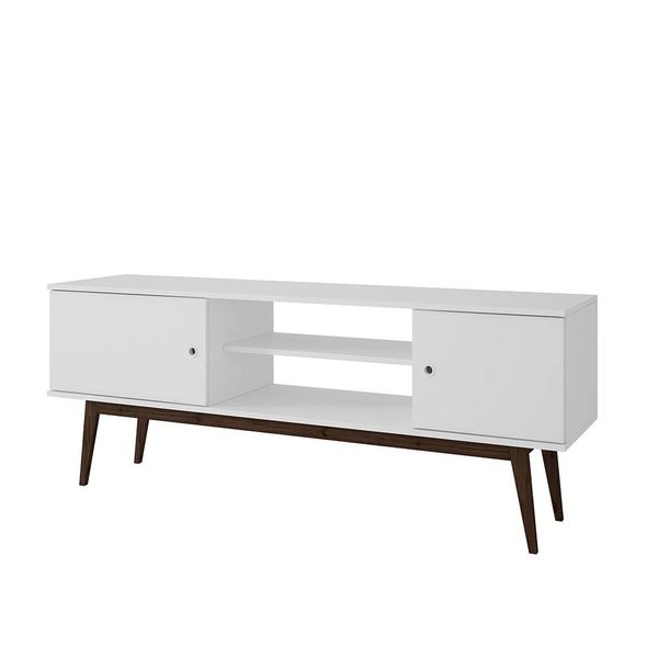 STAND TV ZAID 58.5 X 150 X 38 CM BLANCO/NEGRO