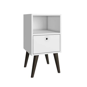 VELADOR DAHLIA 58.5 X 33 X 35 CM BLANCO/NEGRO