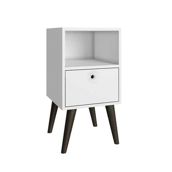 VELADOR DAHLIA 58.5 X 33 X 35 CM BLANCO/NEGRO