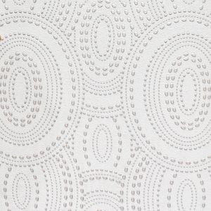 PAPEL TAPIZ DAPHNE 1.06X10 MTS BLANCO/PLATEADO