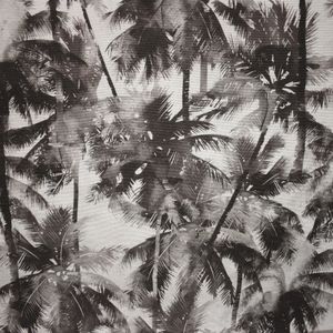 TELA LONETA DIG PALMERAS GRIS
