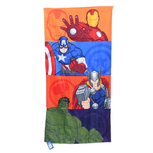 TOALLA PLAYA INFANTIL AVENGERS FIGHTERS 70X140 CM (147153)