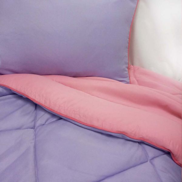 FREE HOME KIDS EDREDON BICOLOR 1FDA 1.5 PLZ LILA/ROSADO (151907)