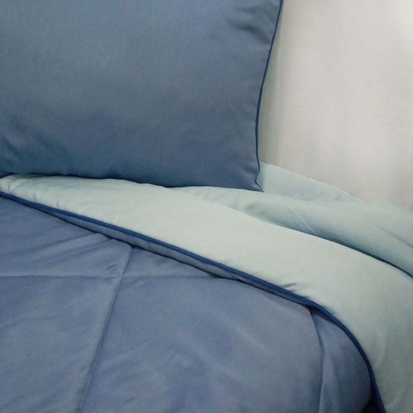 FREE HOME KIDS EDREDON BICOLOR 2FDAS 2 PLZ ACERO/CELEST (151893)