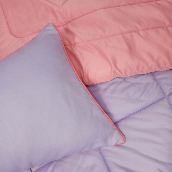 FREE HOME KIDS EDREDON BICOLOR 1FDA 1.5 PLZ LILA/ROSADO (151907)