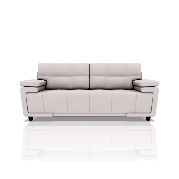 SOFA ANTONIO ULTRA CUERO 3C HUESO 68