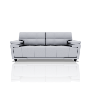 SOFA ANTONIO ULTRA CUERO 3C SILVER 32