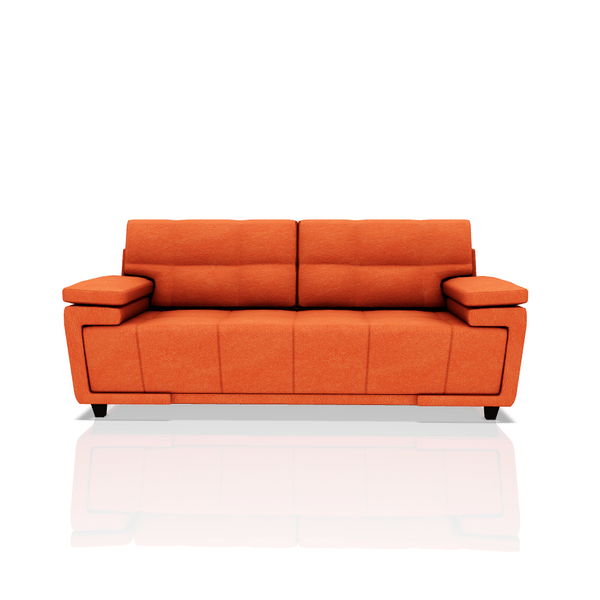 SOFA ANTONIO TELA MICROFIBRA ITALY 3C NARANJA