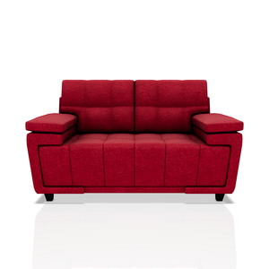 SOFA ANTONIO TELA MICROFIBRA ITALY 2C ROJO