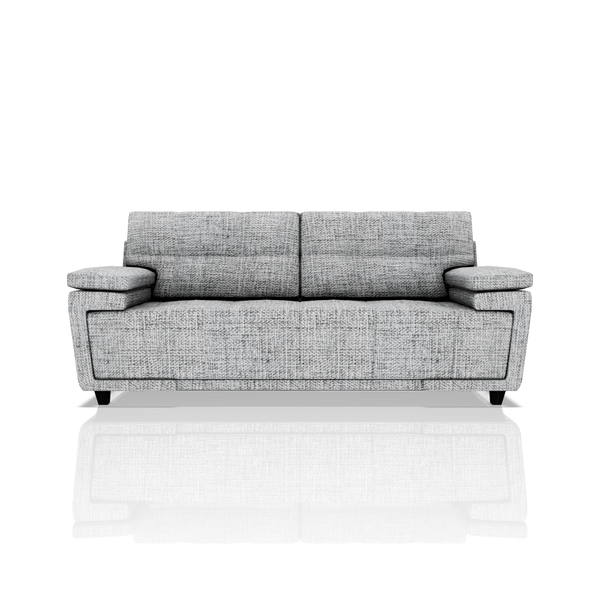 SOFA ANTONIO TELA ALPHA 3C GRIS PLATA