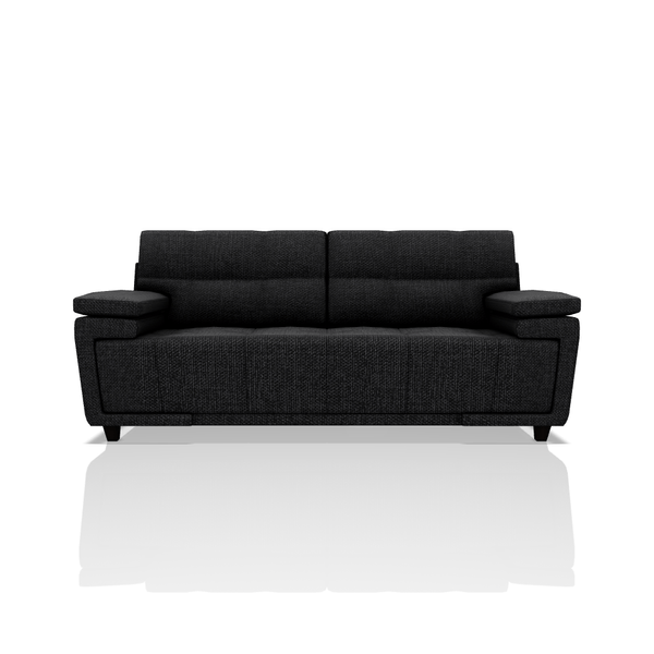 SOFA ANTONIO TELA ALPHA 3C NEGRO