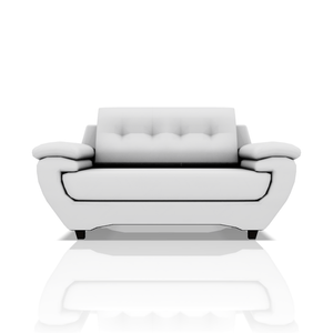 SOFA EMILIO ULTRA CUERO 2C BLANCO 01