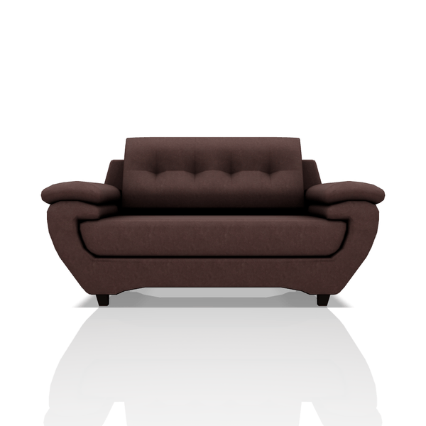 SOFA EMILIO ULTRA CUERO 2C CAOBA 56