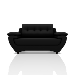 SOFA EMILIO ULTRA CUERO 2C NEGRO 02