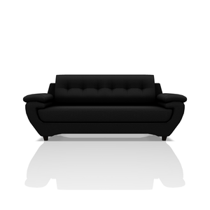 SOFA EMILIO PRANNA 3C NEGRO
