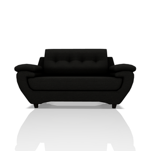 SOFA EMILIO TELA DENVER 2C NEGRO