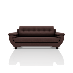 SOFA EMILIO ULTRA CUERO 3C CAOBA 56