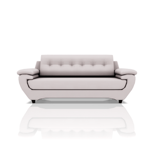SOFA EMILIO ULTRA CUERO 3C HUESO 68