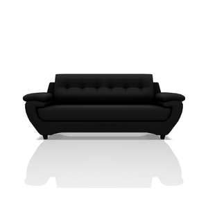 SOFA EMILIO ULTRA CUERO 3C NEGRO 02