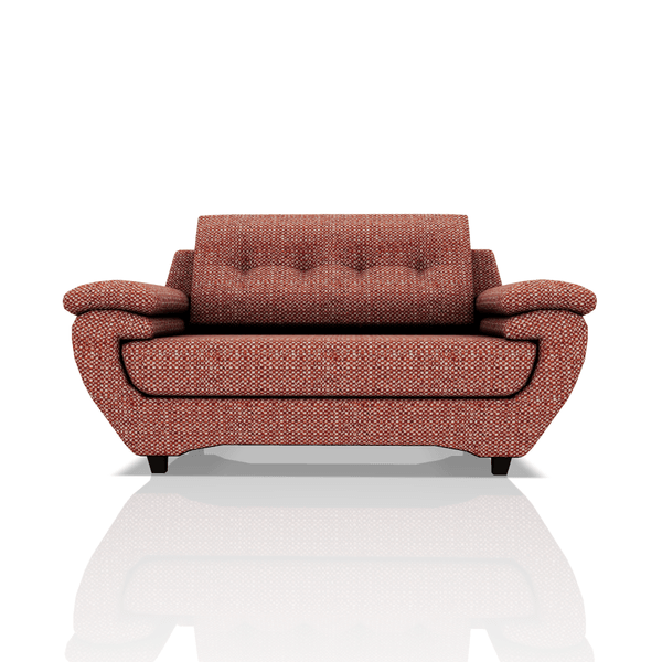 SOFA EMILIO TELA LENA 2C ROJIZO