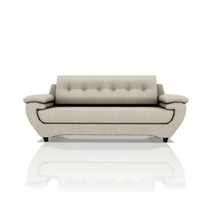 SOFA EMILIO TELA LENA 3C PIEDRA