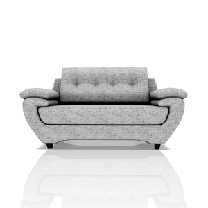 SOFA EMILIO TELA ALPHA 2C GRIS PLATA