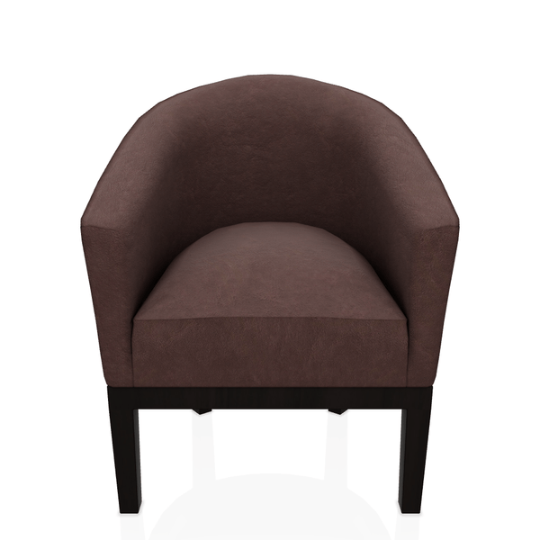 BUTACA ADELIA ULTRA CUERO CAOBA 56