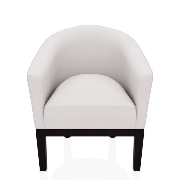 BUTACA ADELIA ULTRA CUERO PERLA 58