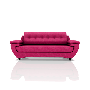 SOFA EMILIO TELA MICROFIBRA ITALY 3C FUCSIA