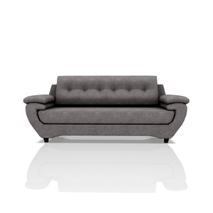 SOFA EMILIO TELA MICROFIBRA ITALY 3C GRIS