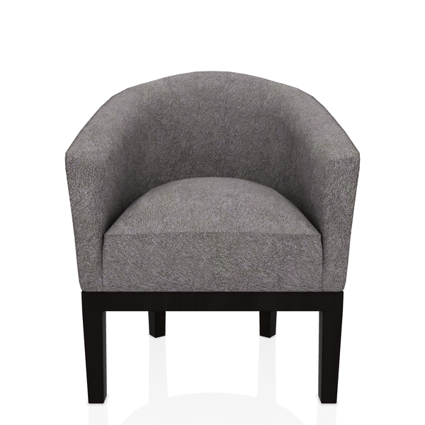 BUTACA ADELIA TELA MICROFIBRA ITALY GRIS