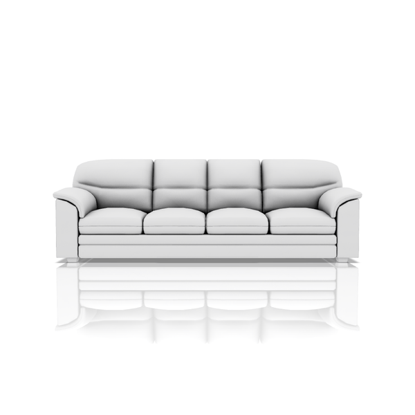 SOFA SANDERS ULTRA CUERO 4C BLANCO 01