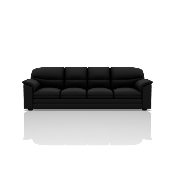 SOFA SANDERS ULTRA CUERO 4C NEGRO 02