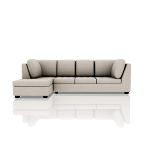 SOFA TADEO TELA ALPHA SECCIONAL ALMENDRA