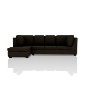 SOFA TADEO TELA COUGAR SECCIONAL CHOCOLATE