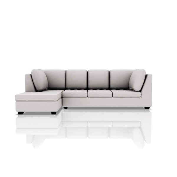 SOFA TADEO TELA DUNDAS SECCIONAL BLANCO