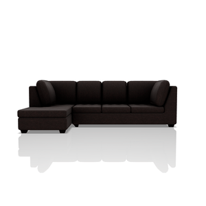 SOFA TADEO TELA DUNDAS SECCIONAL CHOCOLATE