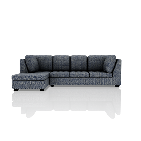 SOFA TADEO TELA LENA SECCIONAL AZUL